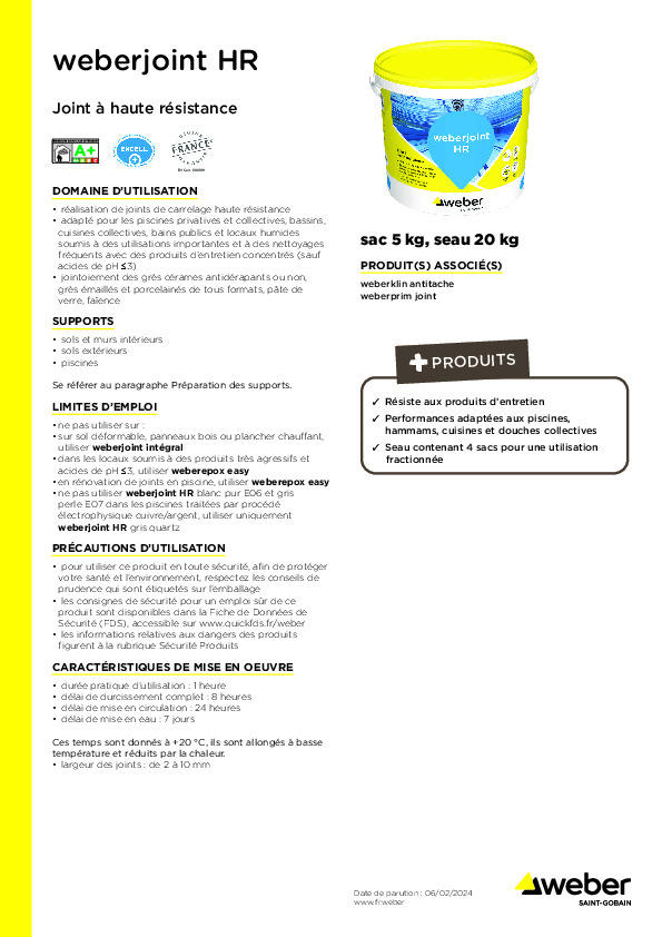 Fiche produit