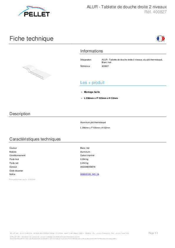 Fiche produit