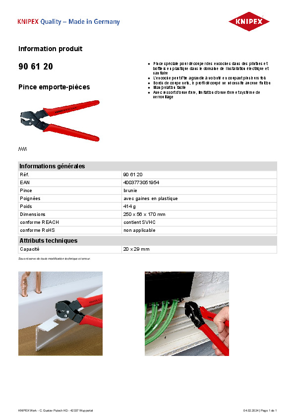 Fiche produit