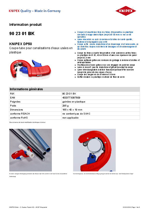Fiche produit