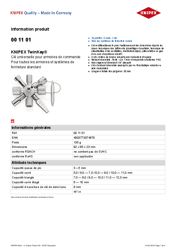 Fiche produit