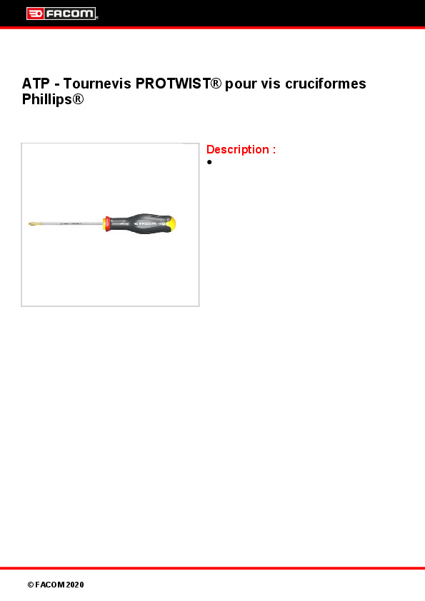 Fiche produit