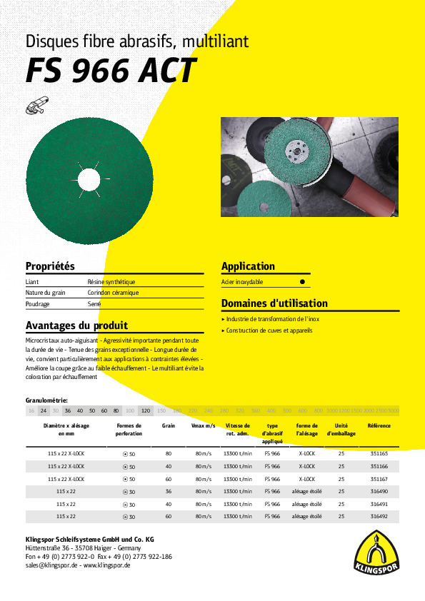 Fiche produit