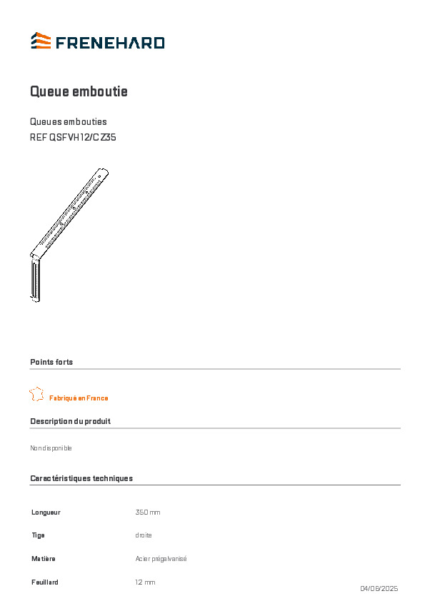 Fiche produit