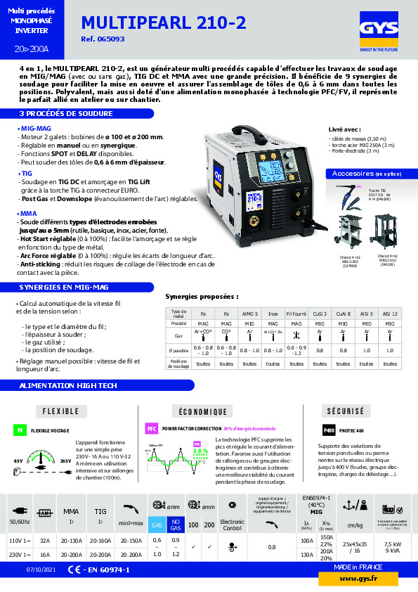 Fiche produit