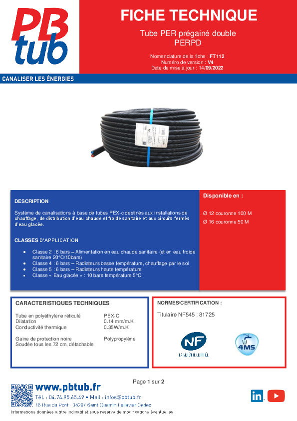 Fiche produit