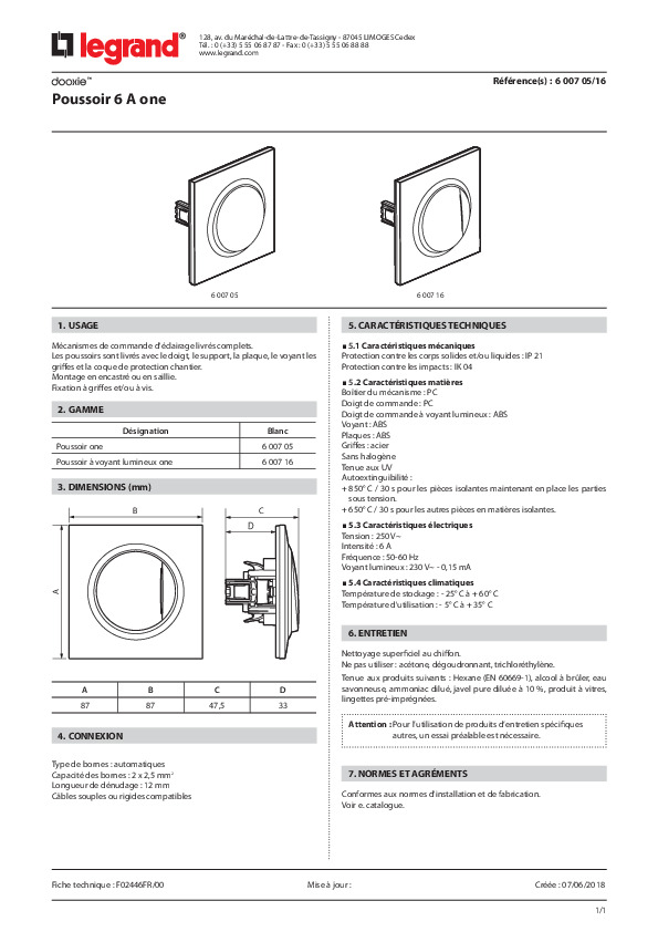 Fiche produit