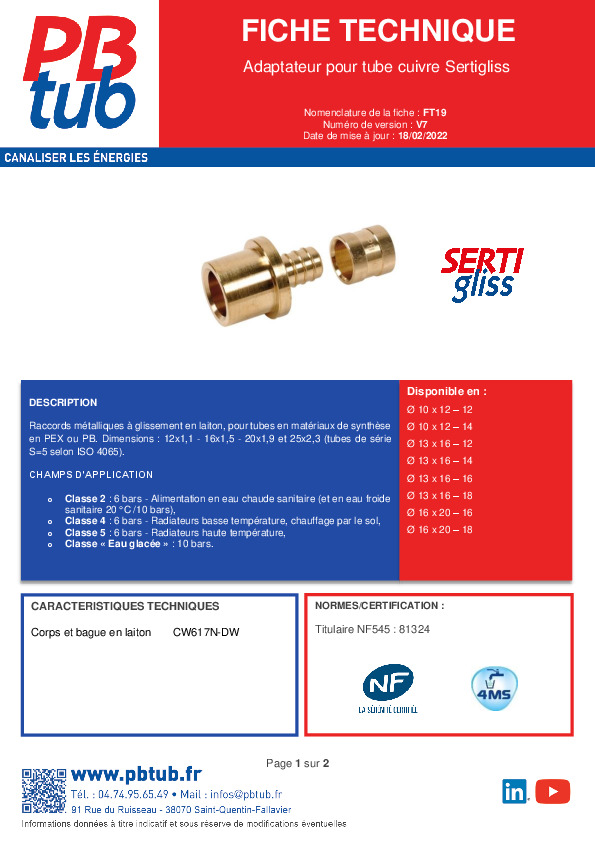 Fiche produit