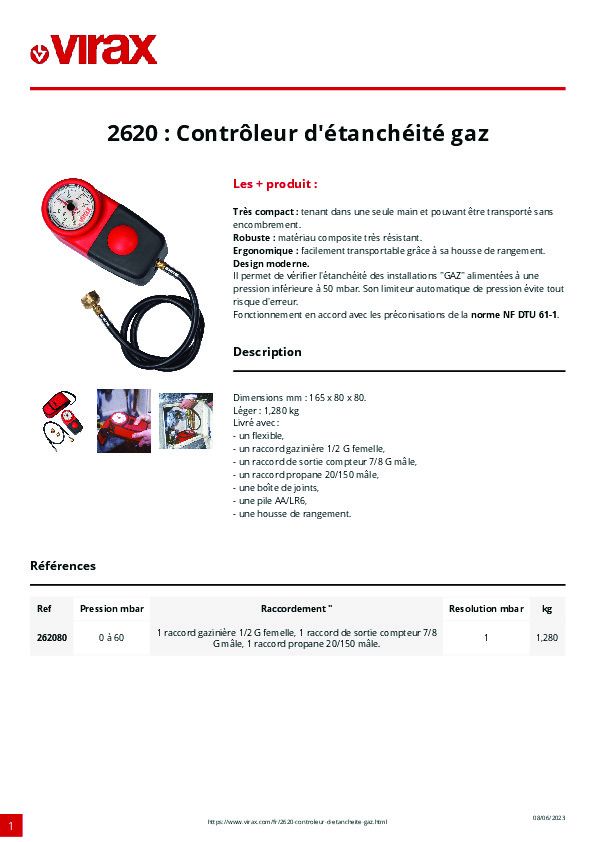 Fiche produit