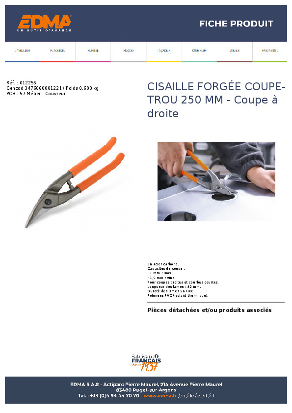 Fiche produit