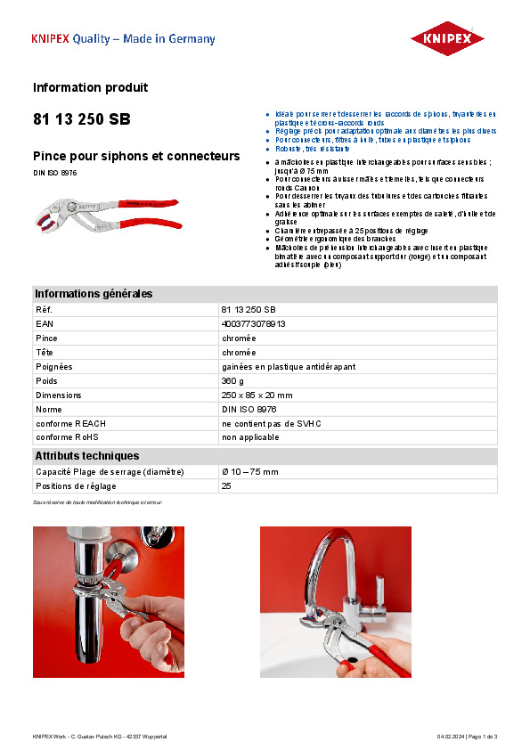 Fiche produit