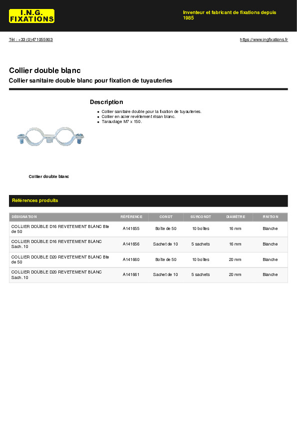Fiche produit