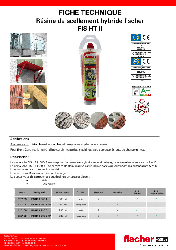 Fiche produit