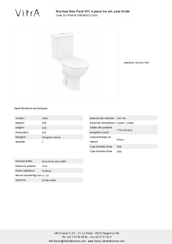 Fiche produit