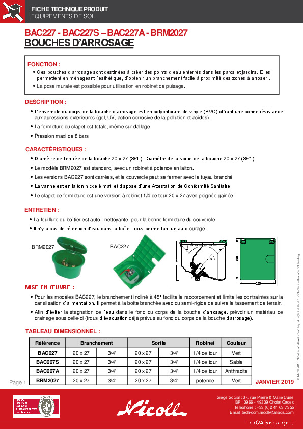 Fiche produit