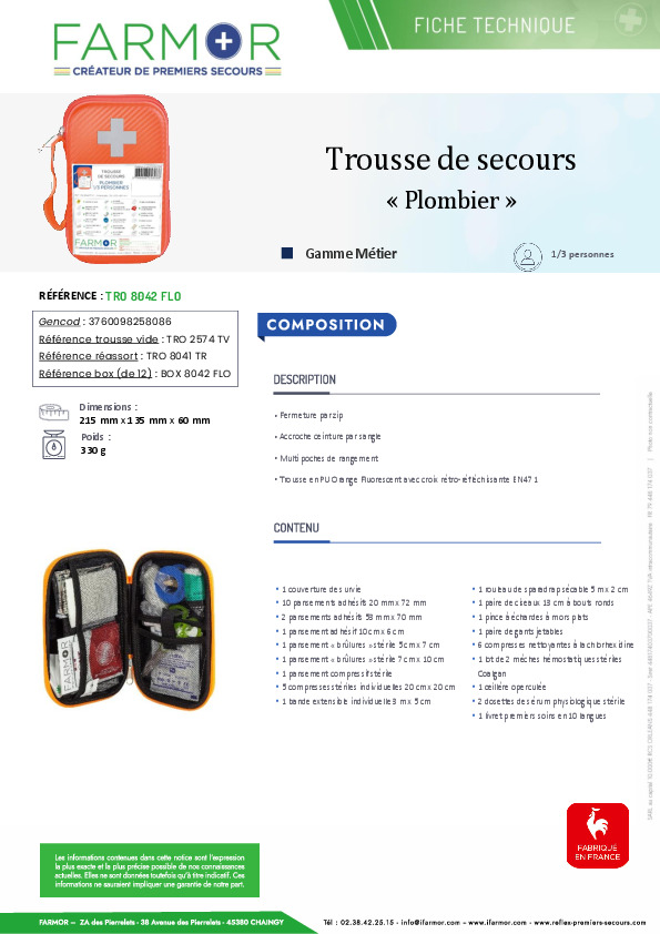 Fiche produit