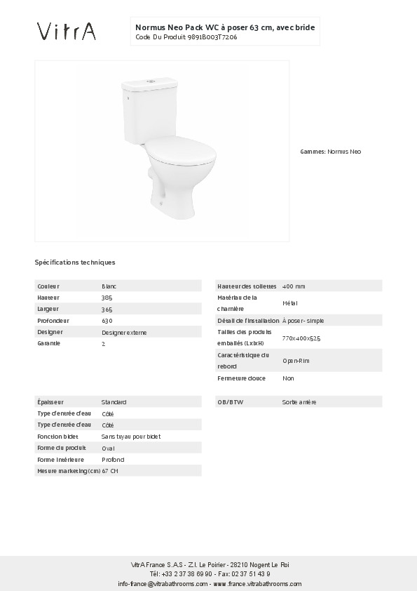 Fiche produit