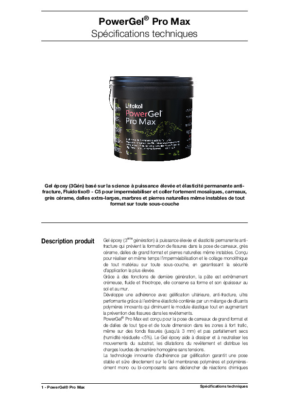 Fiche produit