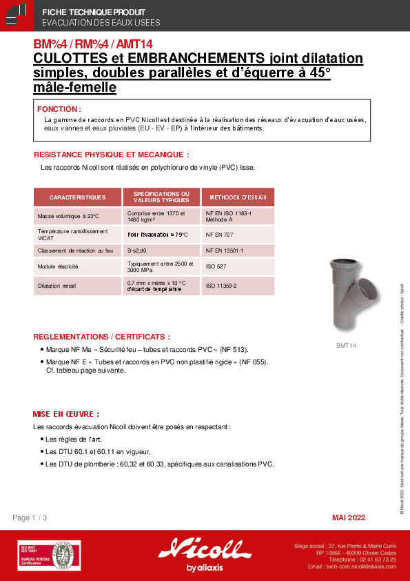 Fiche produit