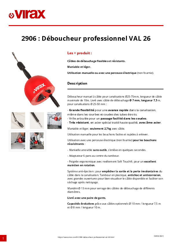 Fiche produit