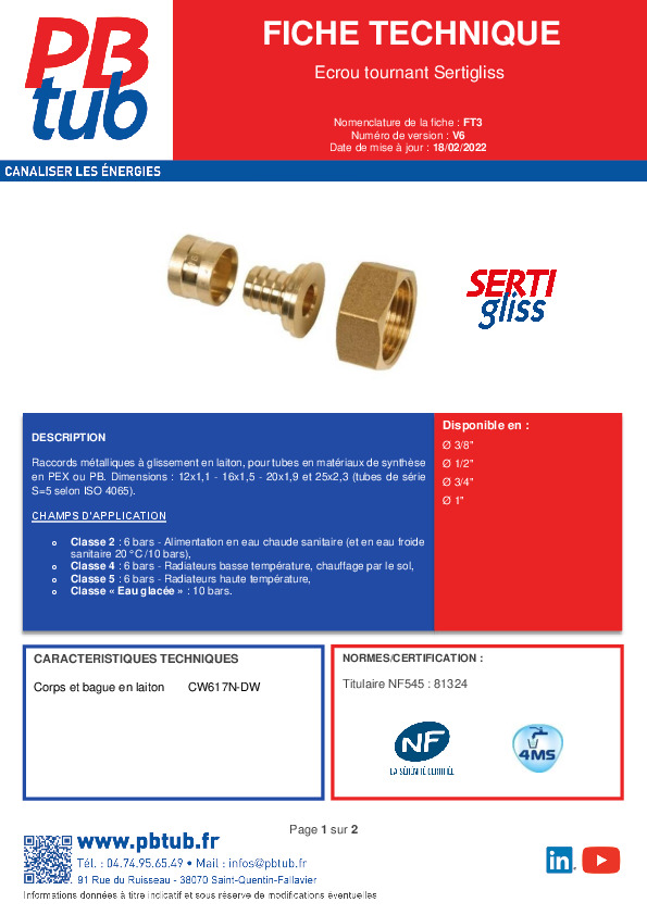 Fiche produit