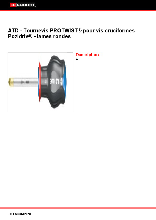 Fiche produit