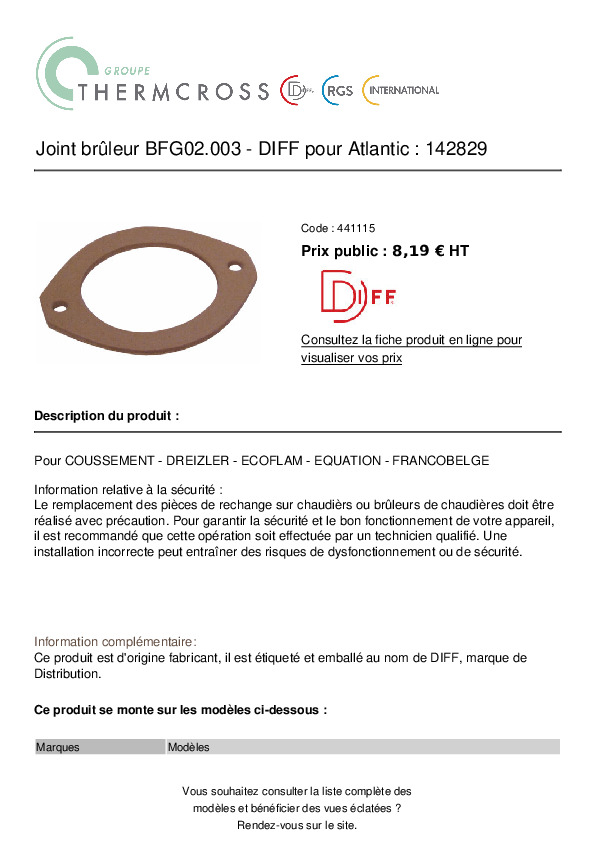 Fiche produit