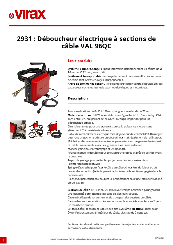Fiche produit