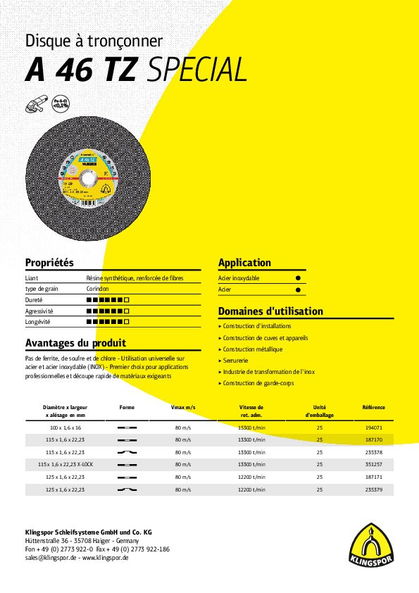 Fiche produit