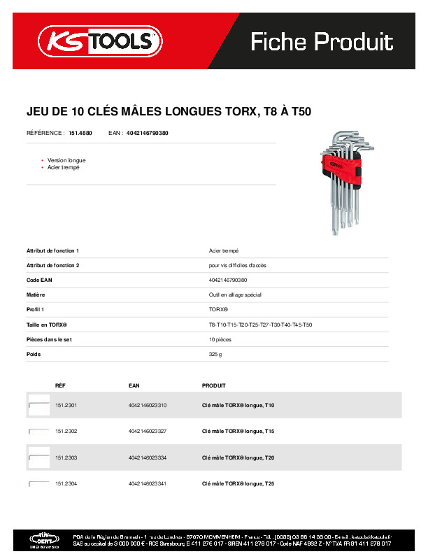 Fiche produit