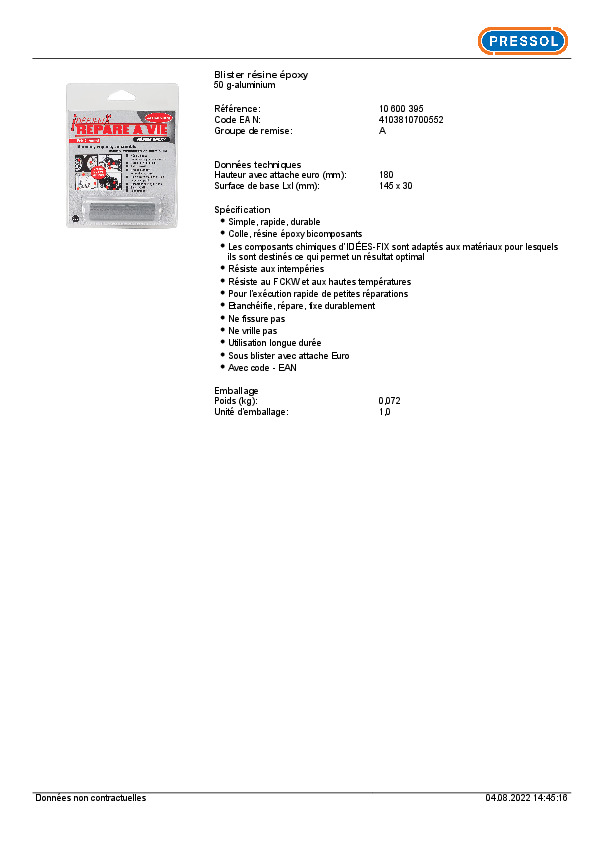 Fiche produit