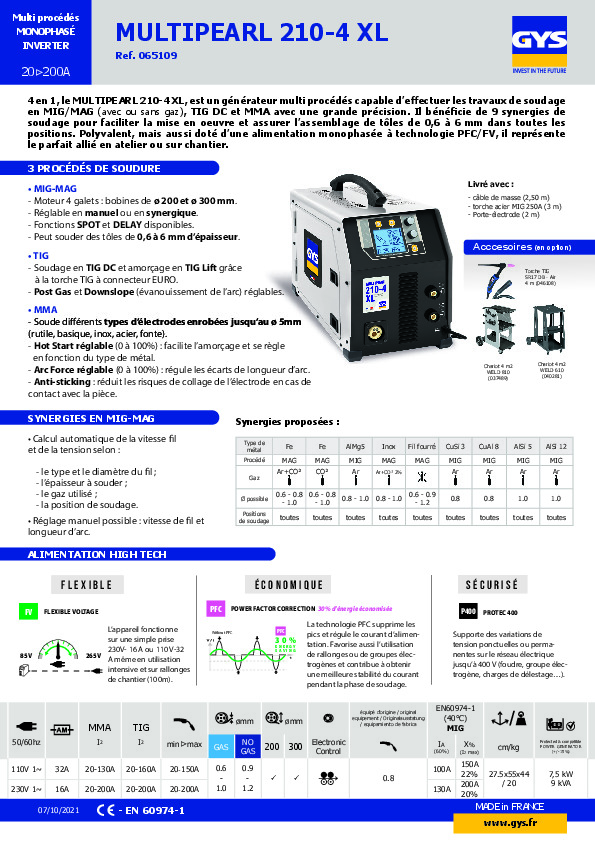 Fiche produit