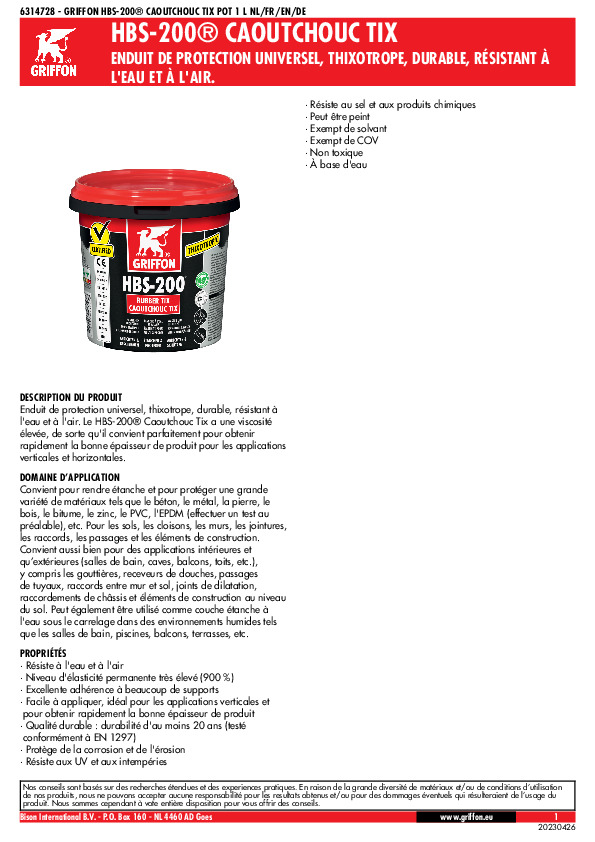 Fiche produit