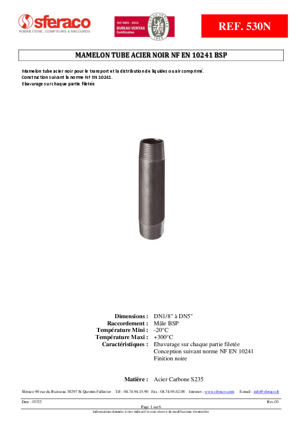Fiche produit