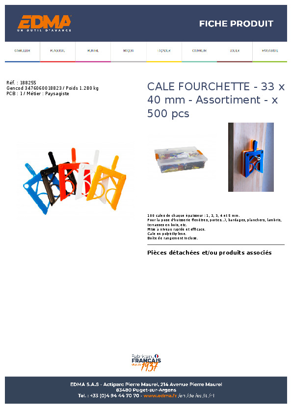 Fiche produit
