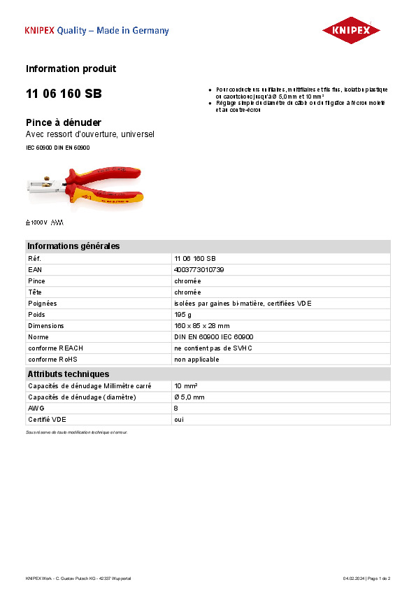 Fiche produit
