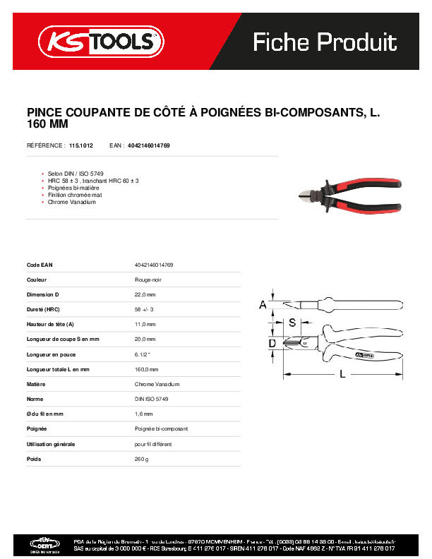 Fiche produit