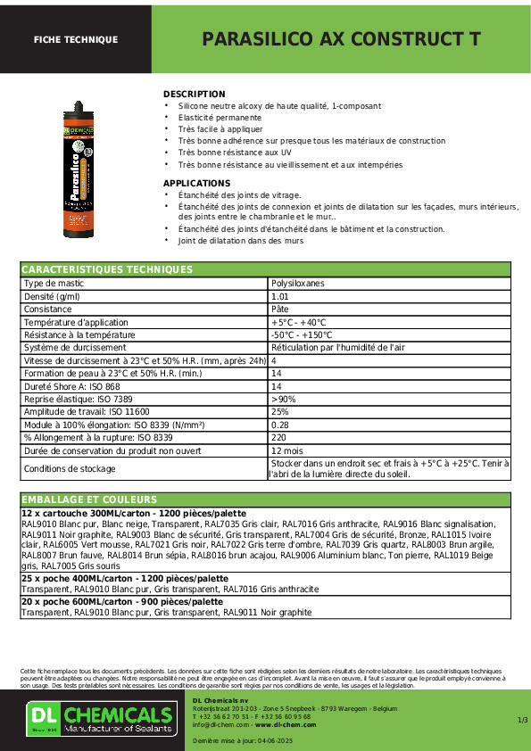 Fiche produit