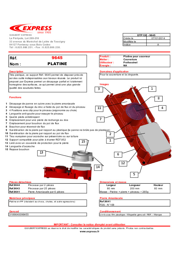 Fiche produit