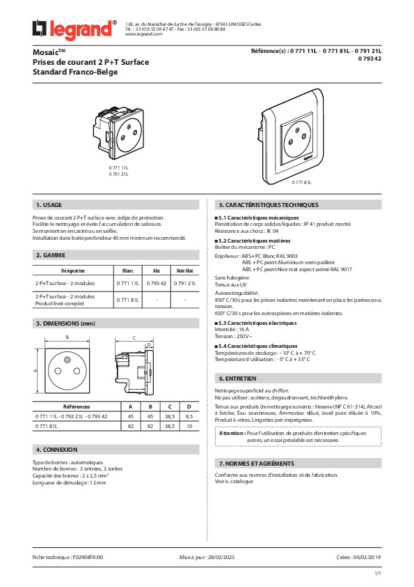Fiche produit