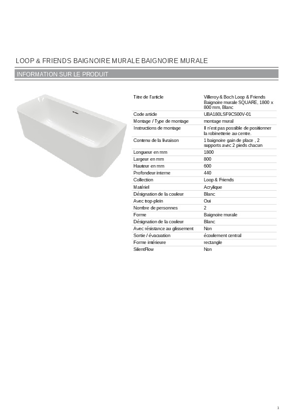 Fiche produit