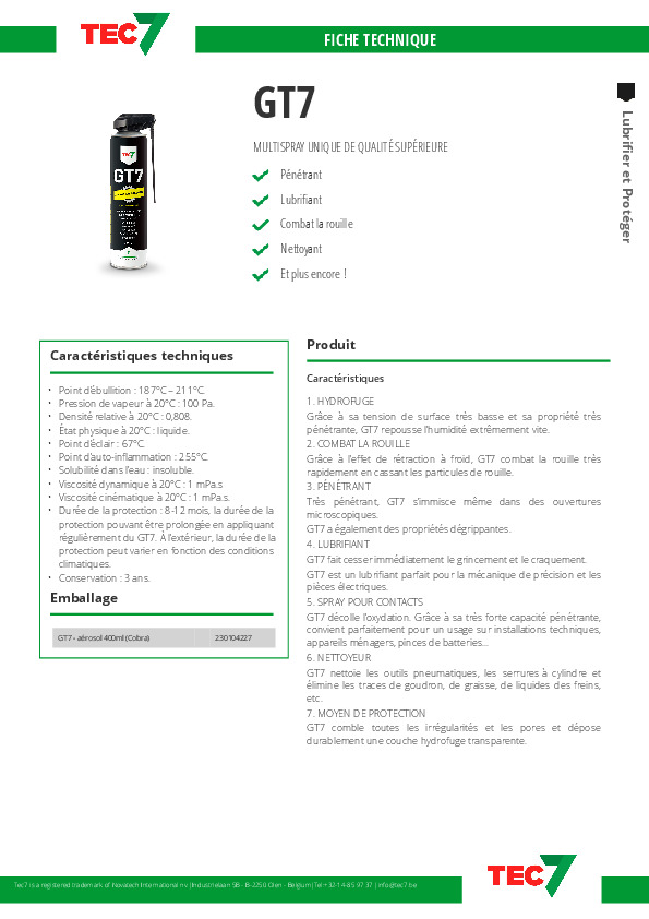 Fiche produit