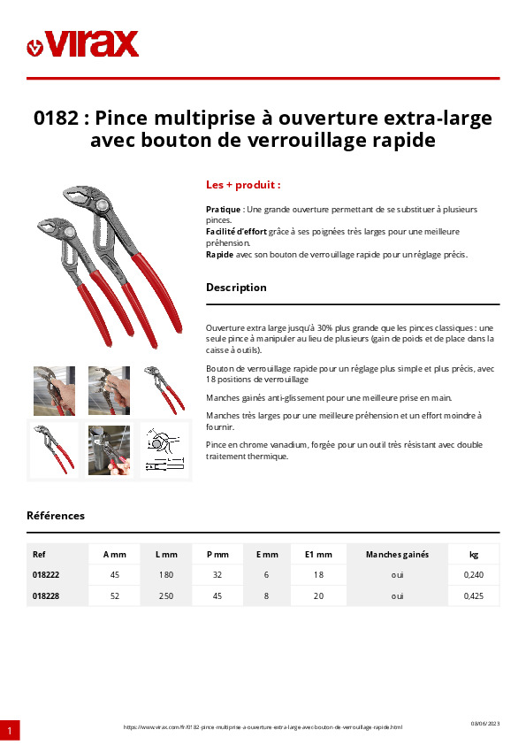 Fiche produit