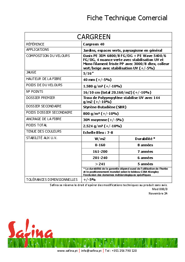 Fiche produit