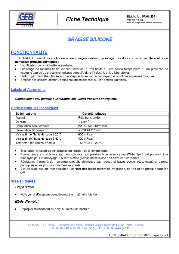 Fiche produit