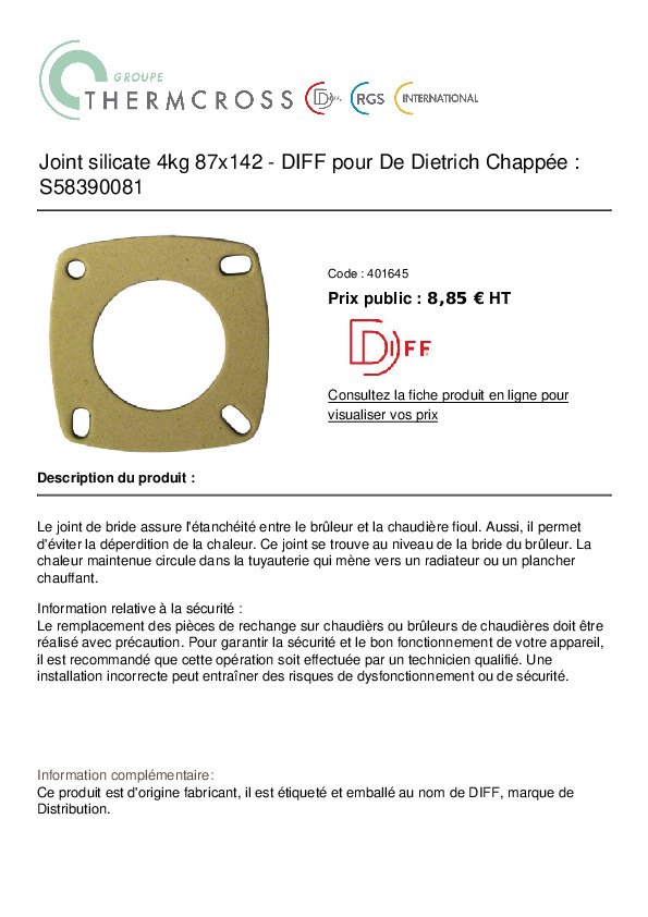 Fiche produit