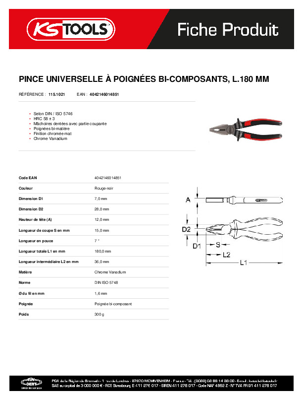 Fiche produit