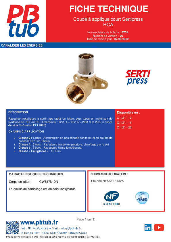 Fiche produit