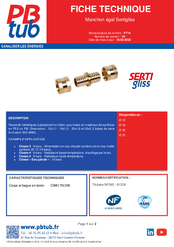 Fiche produit