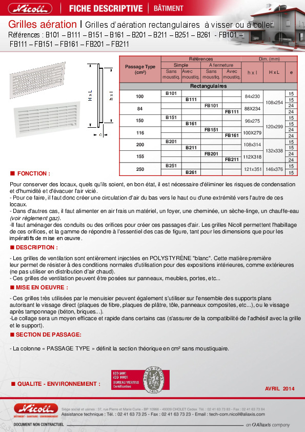 Fiche produit
